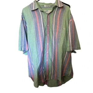 WORLD ISLAND SIZE XL MUILT COLOR WITH SHORT SLEEVES
